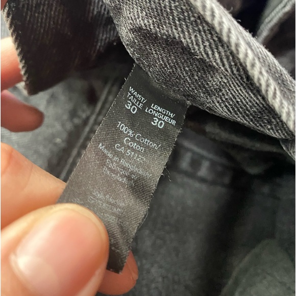 Men’s black denim jeans - Picture 2 of 2